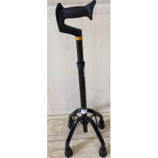 AC-261  Μπαστούνι τετράποδo   ρυθμιζόμενου ύψους μικρή βάση