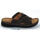 DICAS Ανδρική ανατομ. παντόφλα 2305 ΚΑΦΕ χρώμα..