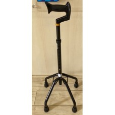 AC-264  Μπαστούνι τετράποδo  ρυθμιζόμενο ύψους  μεγάλη  βάση